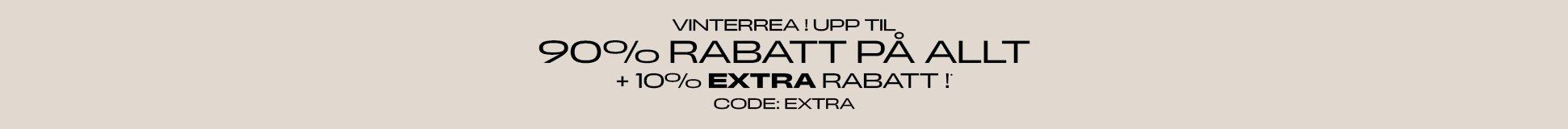 Upp till rabatt + extra 10% rabatt*