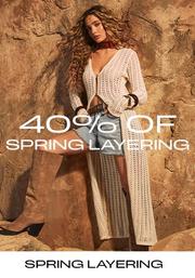 40% off Spring Layering