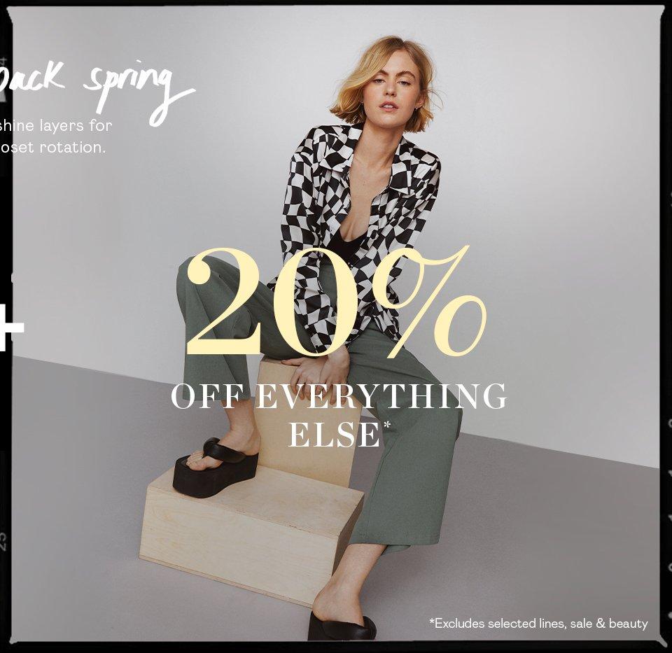 20% off Everything Else