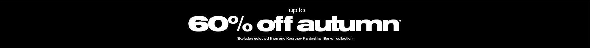 Up to 60% Off Autumn