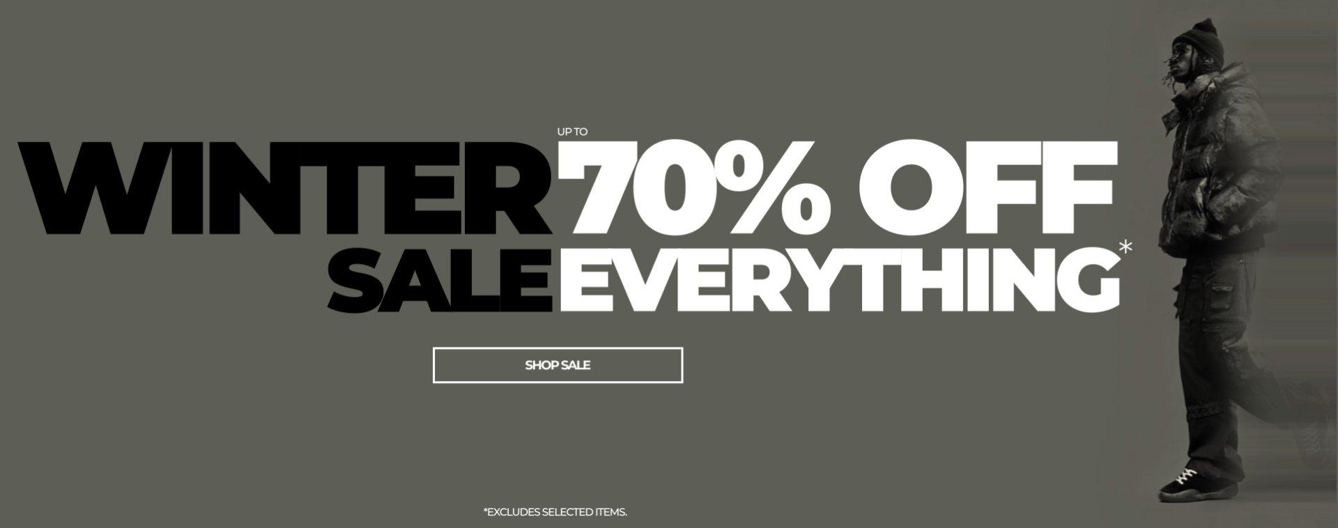 Up to 70% off Menswear!