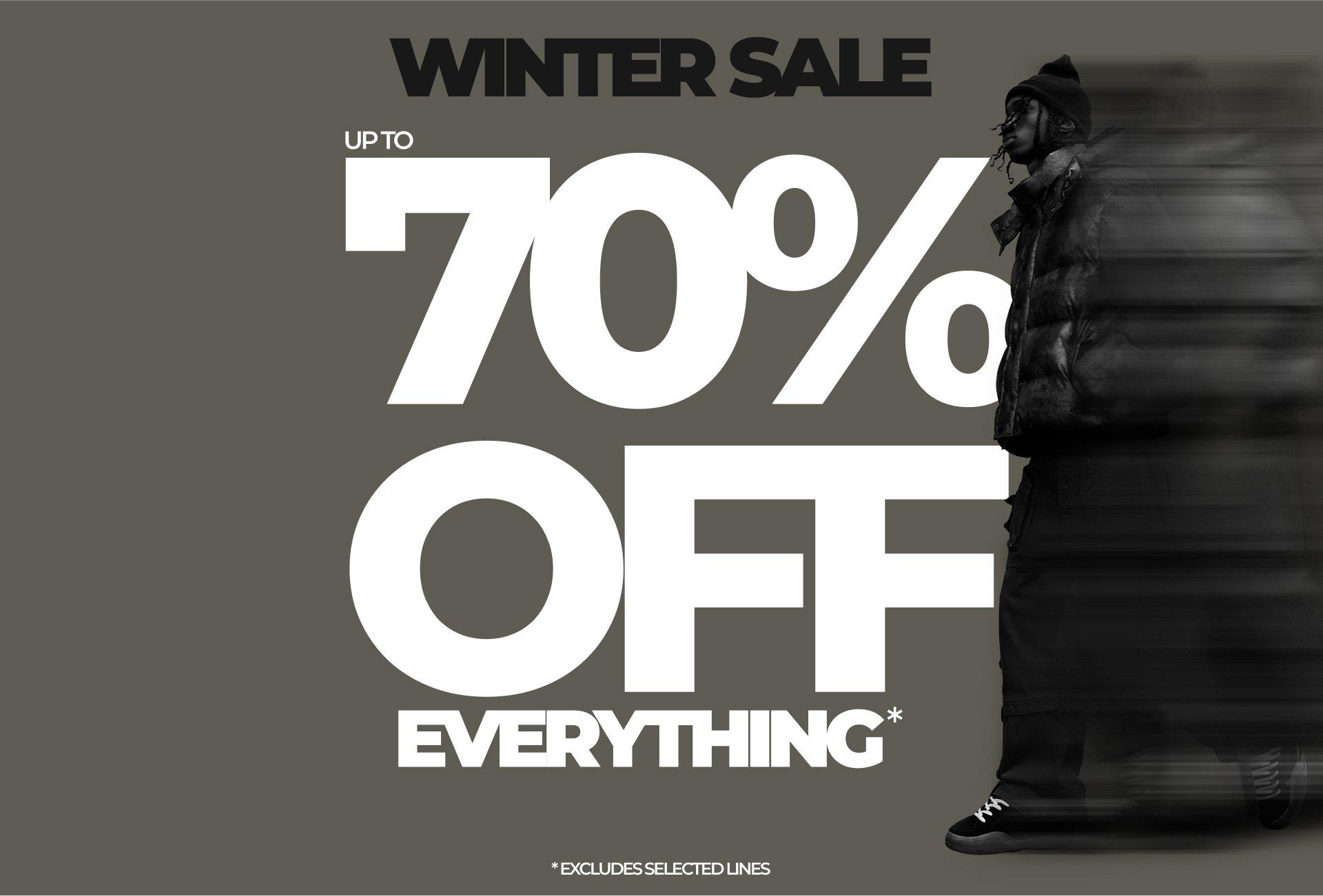 Up to 70% off menswear