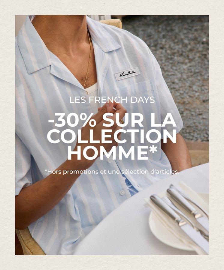 -30% sur la collection homme !*