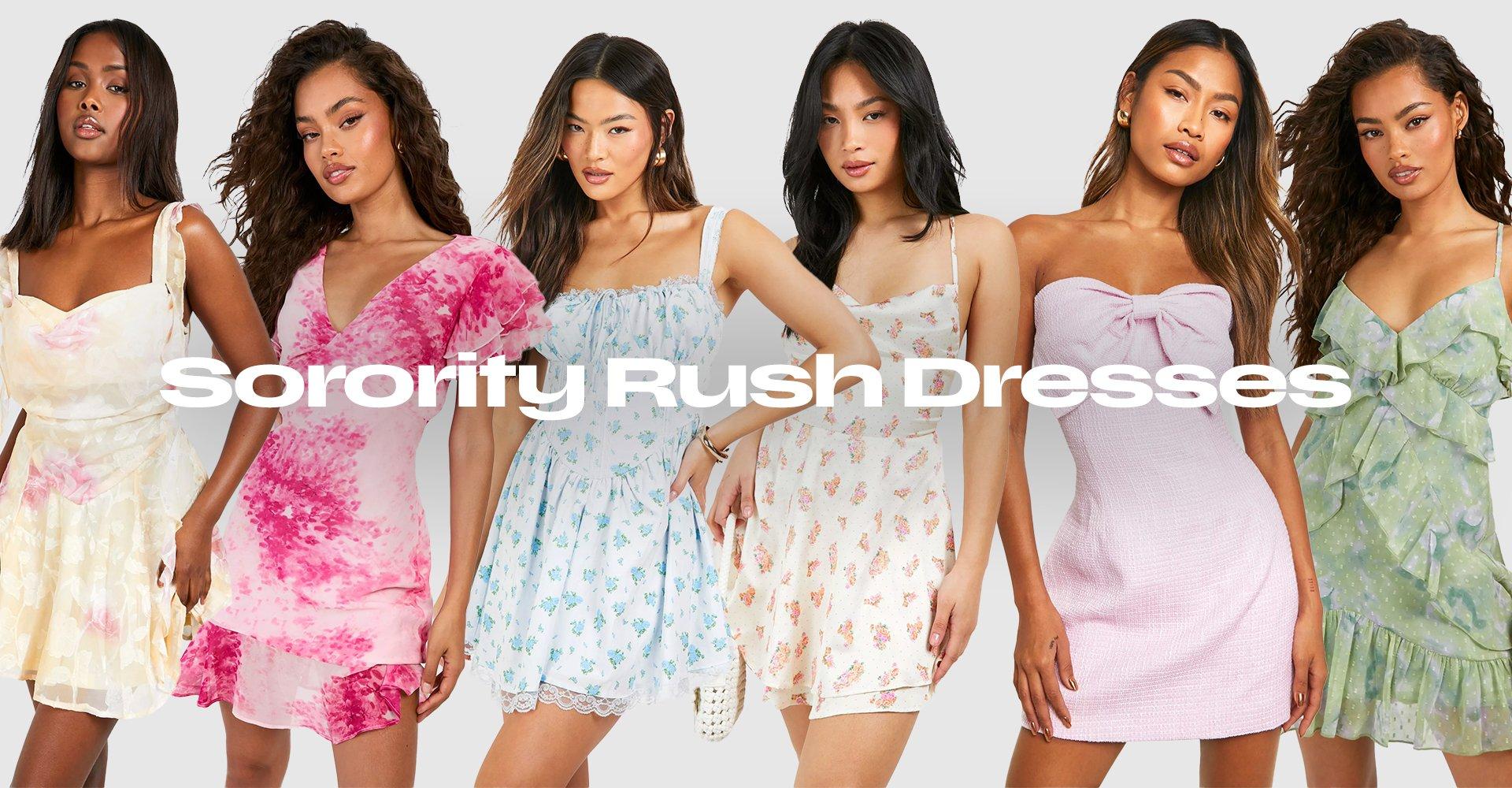 SORORITY RUSH DRESSES