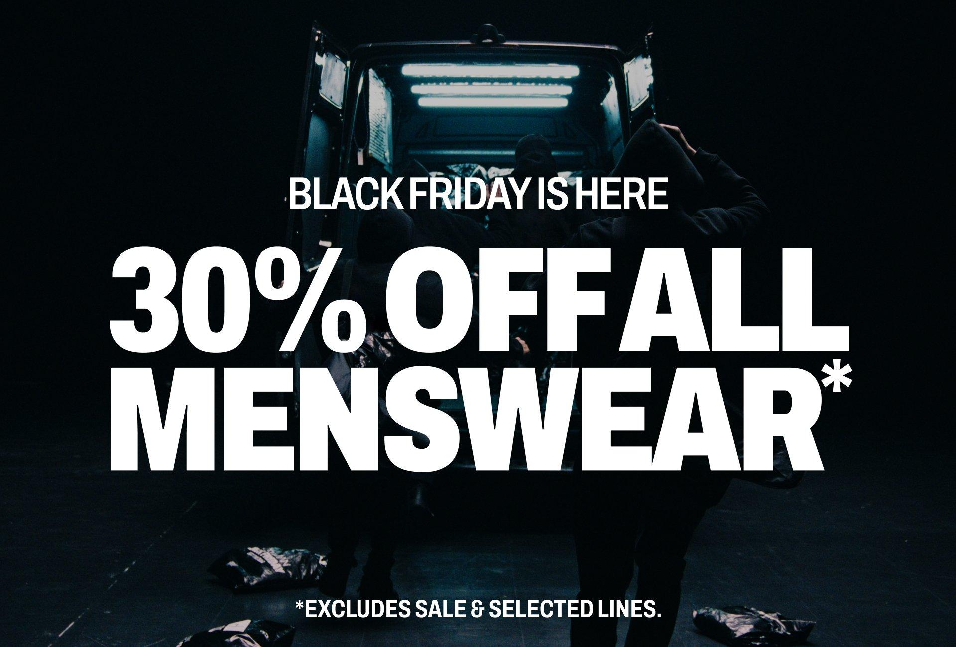 mens 30% off everything & £1.99 next day delivery