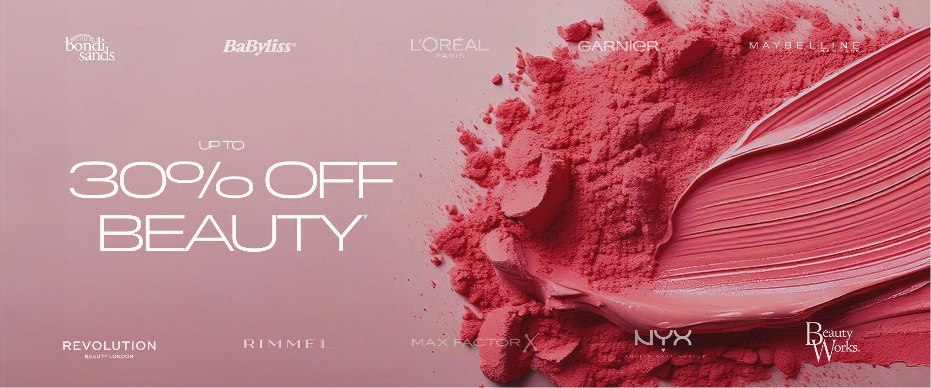 30% OFF BEAUTY!