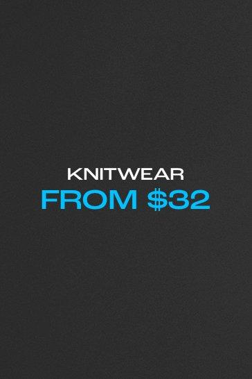 knitwear from $32