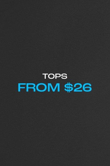 tops from $26