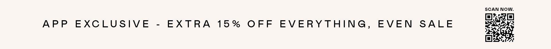 app exclusive message!