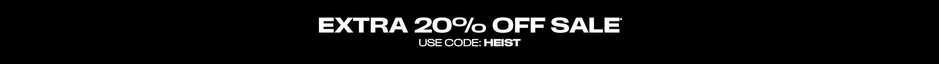 Extra 20% Off Code: HEIST