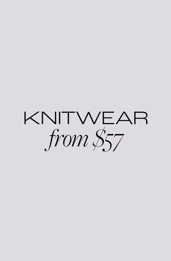 Knitwear from $57