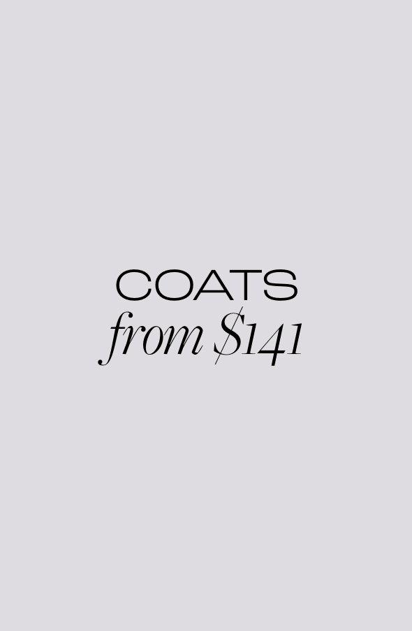 Coats from $141