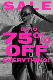 up to 75% off