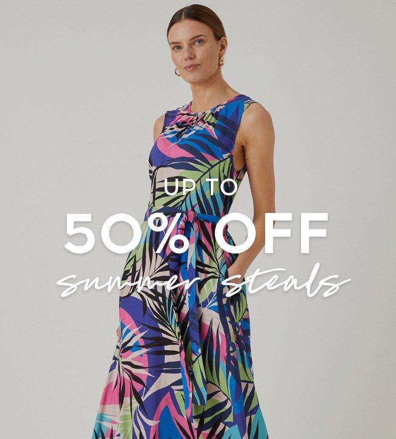 Up To 50% Off Summer Steals