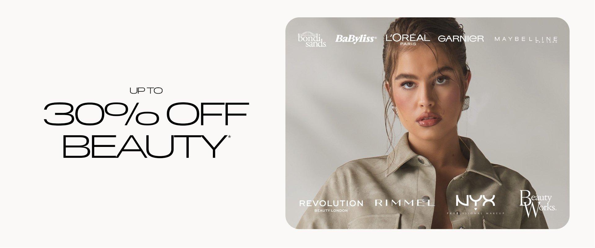 30% OFF BEAUTY!