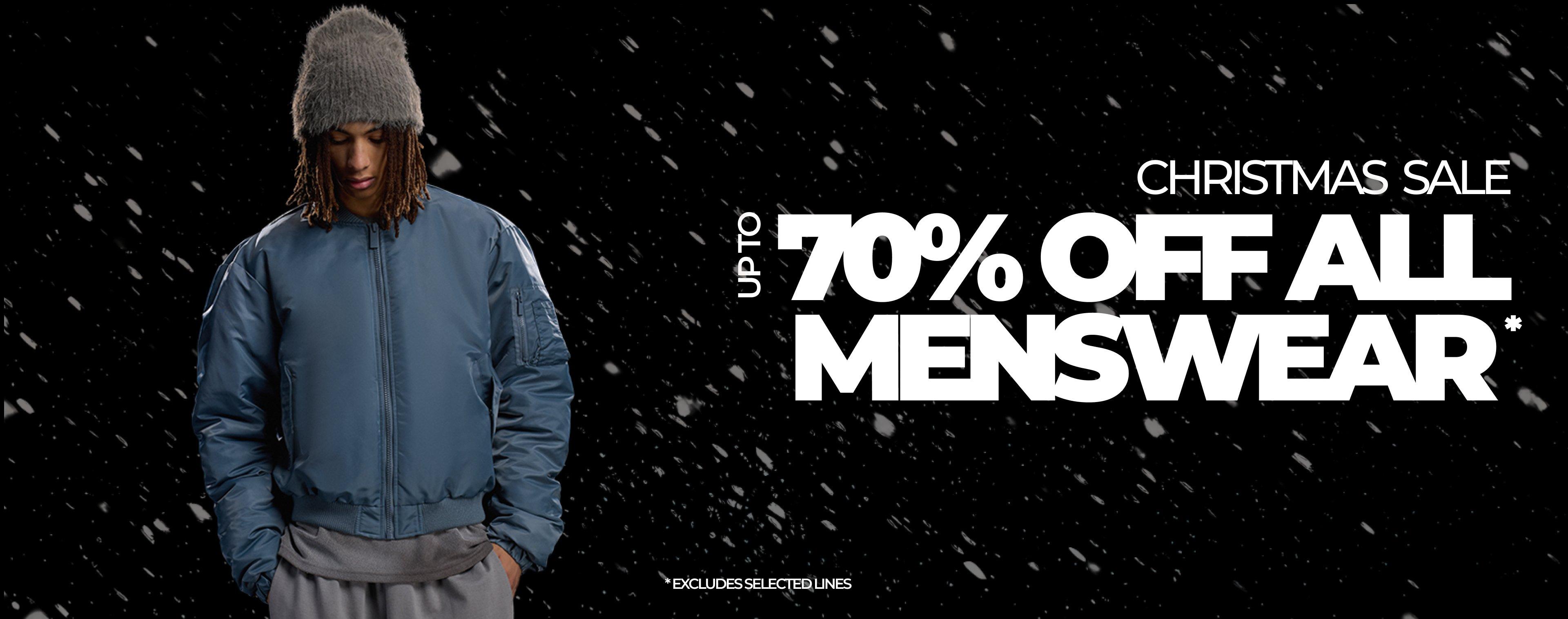 Up to 70% off Menswear!