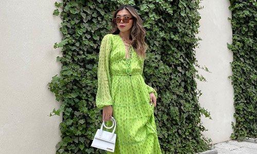 How our Favourite Influencers Are Styling the Green Midi dress