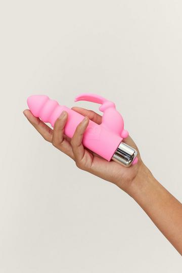 Dual Use Rabbit Vibrator Sex Toy pink