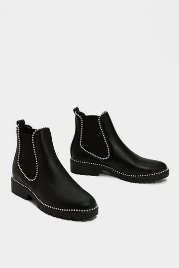 In It to Pin It Chelsea Boot black