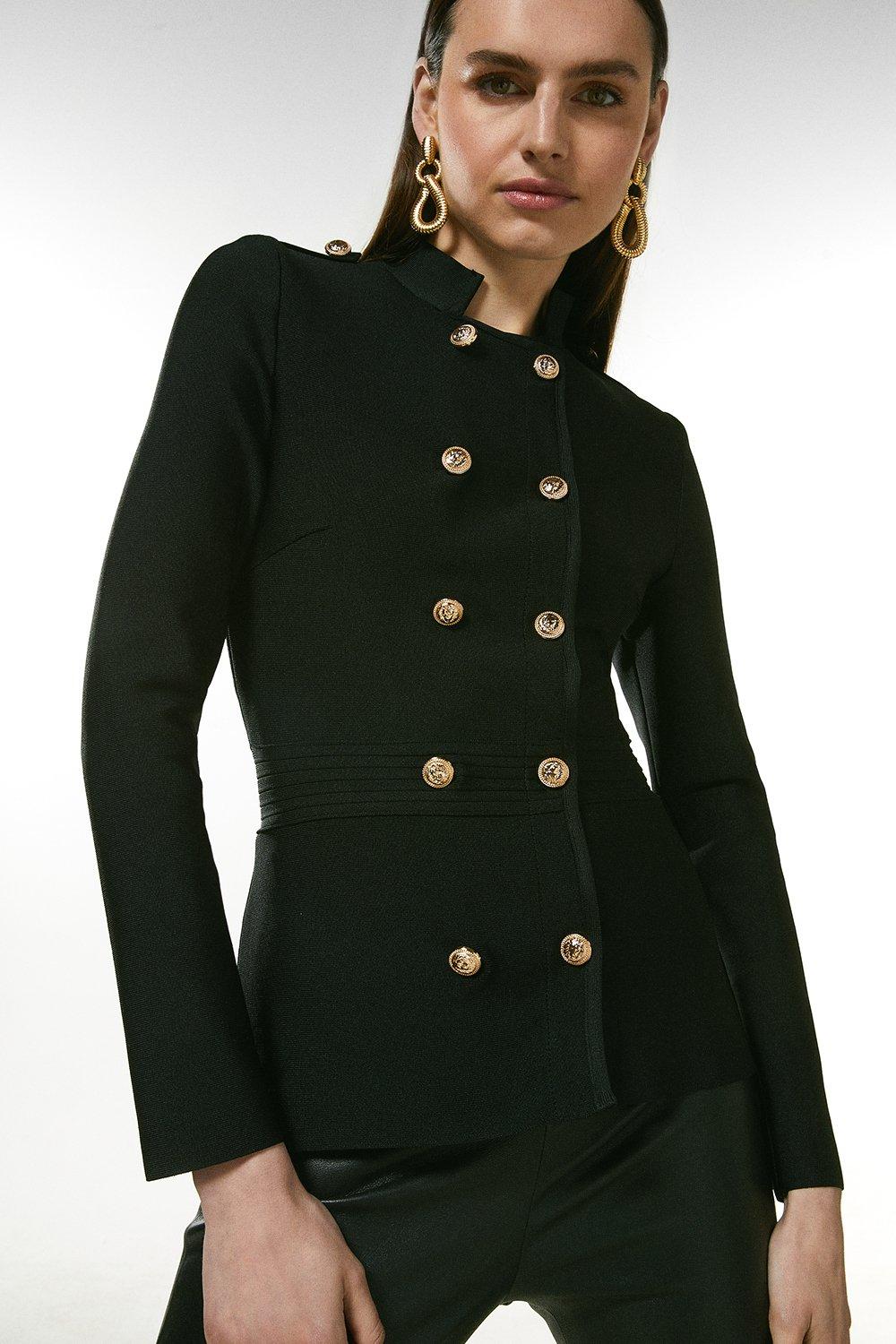 Karen millen clearance wrap waist coat