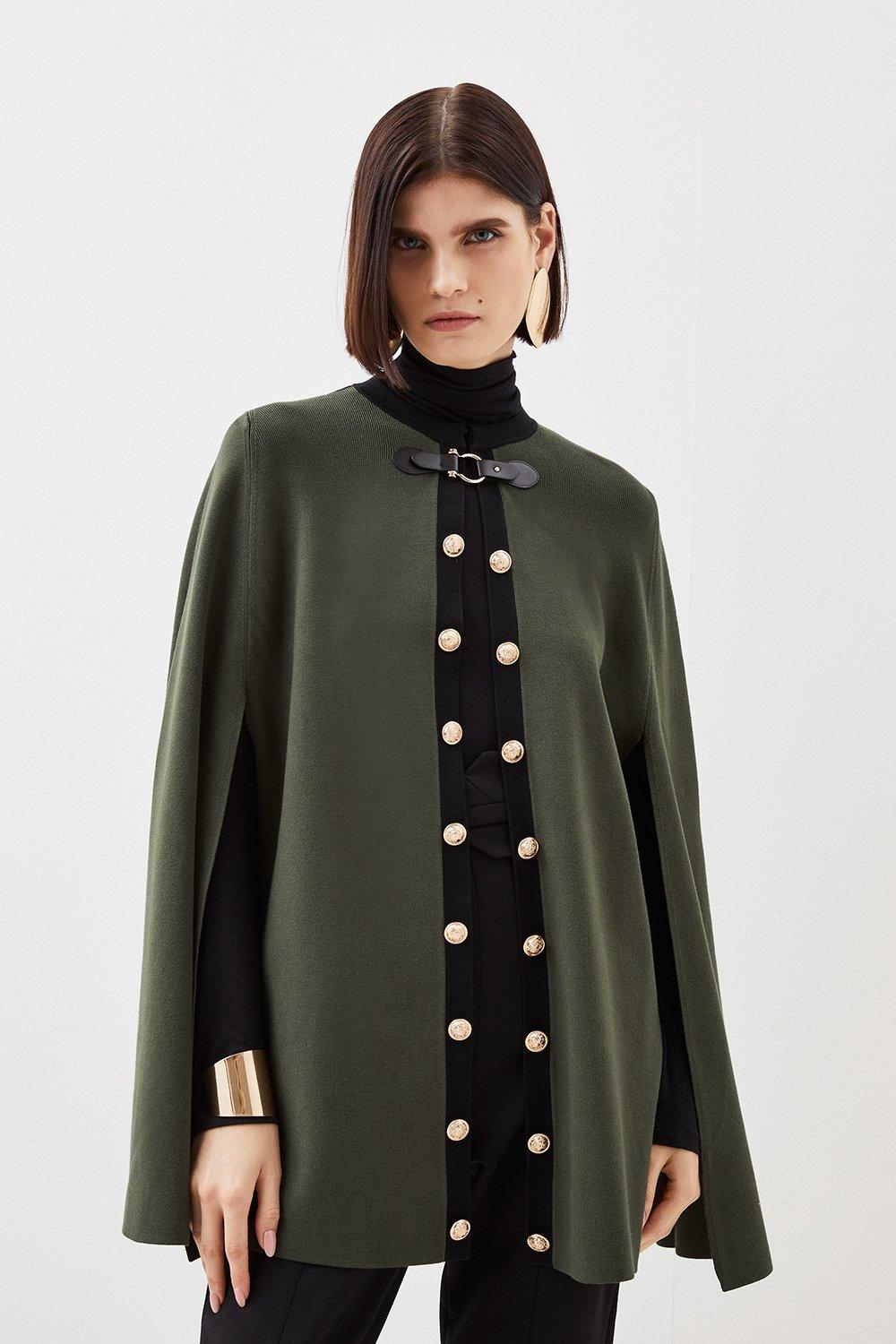 Cape collar coat hotsell