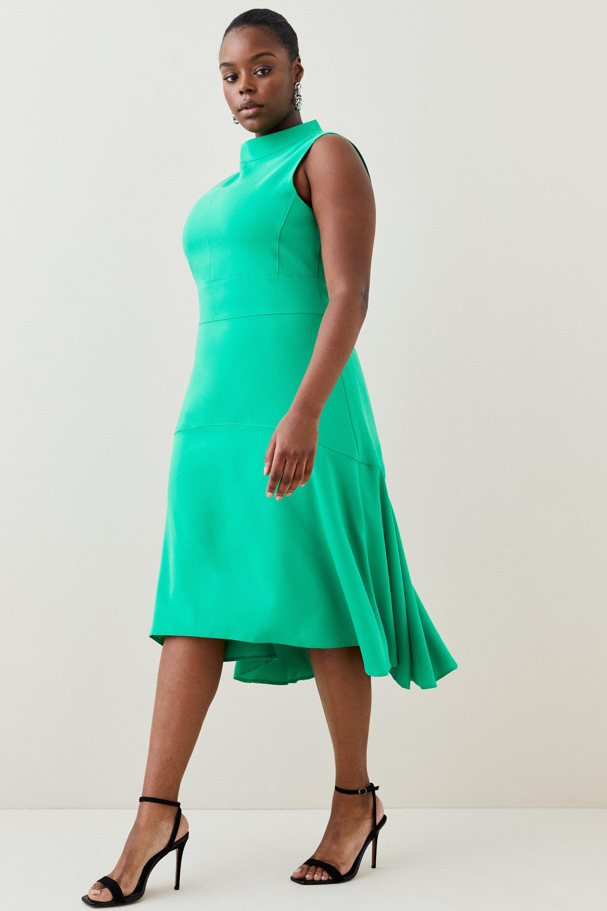 Crossover neckline shop dress karen millen