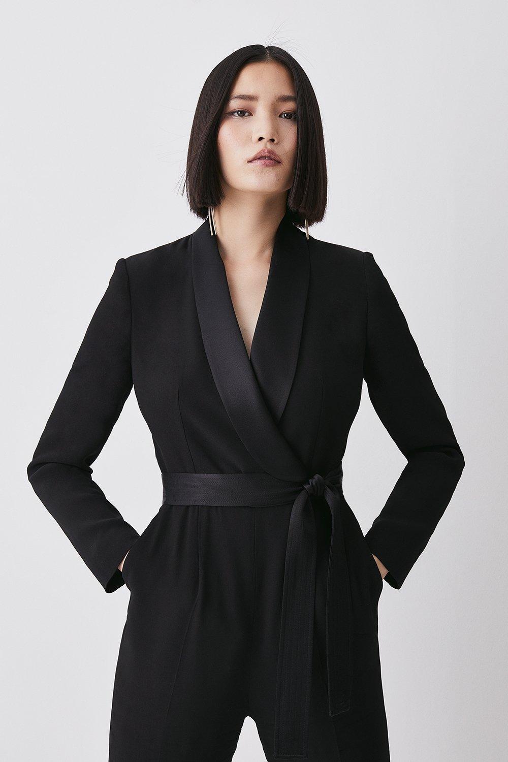 Forever Belted Jumpsuit | Karen Millen Forever Belted Jumpsuit | Karen Millen