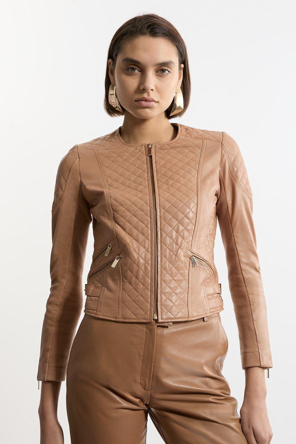 Karen millen suede discount jacket