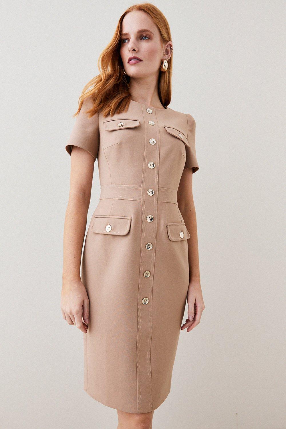 Karen millen utility sales dress