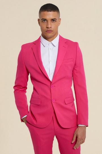 Pink mens suits | boohoo UK