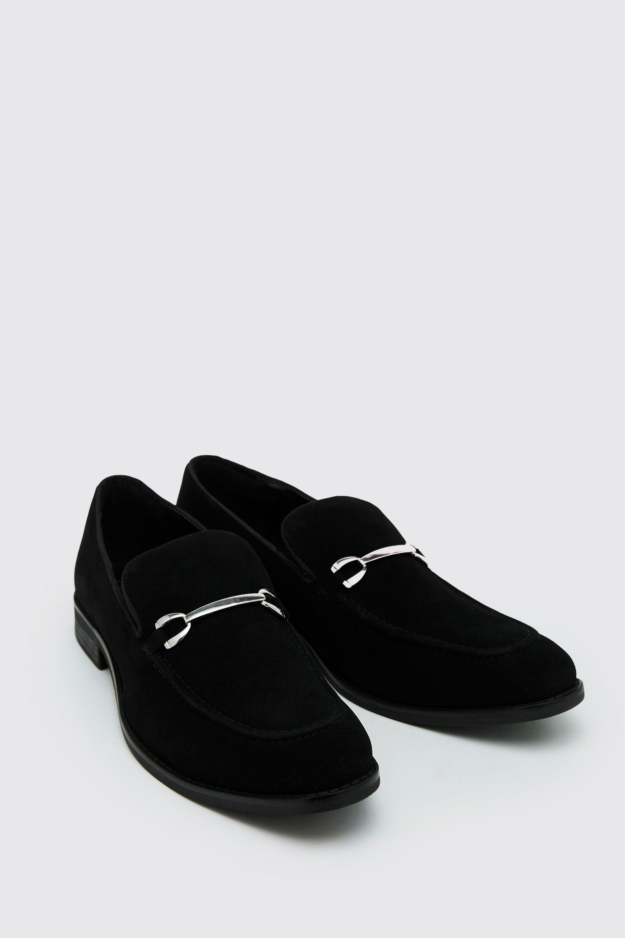 Mens black snaffle store loafers