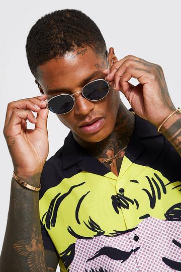 Metal Round Sunglasses gold