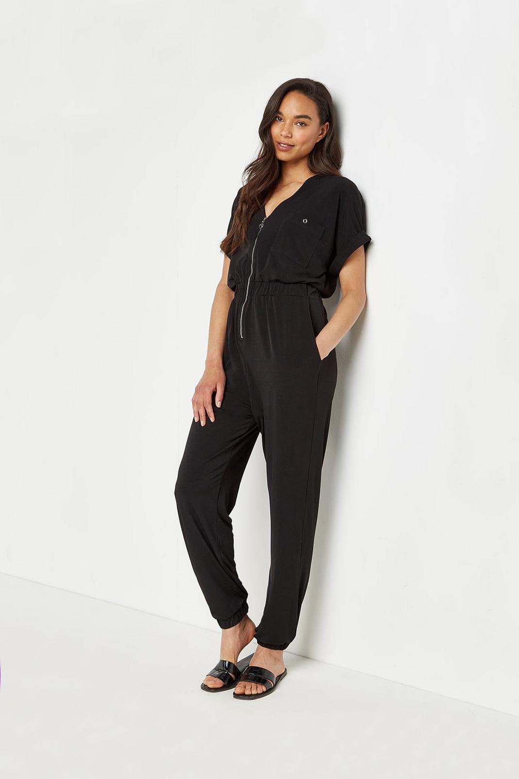 105 Tall Zip Front Jumpsuit image number 2