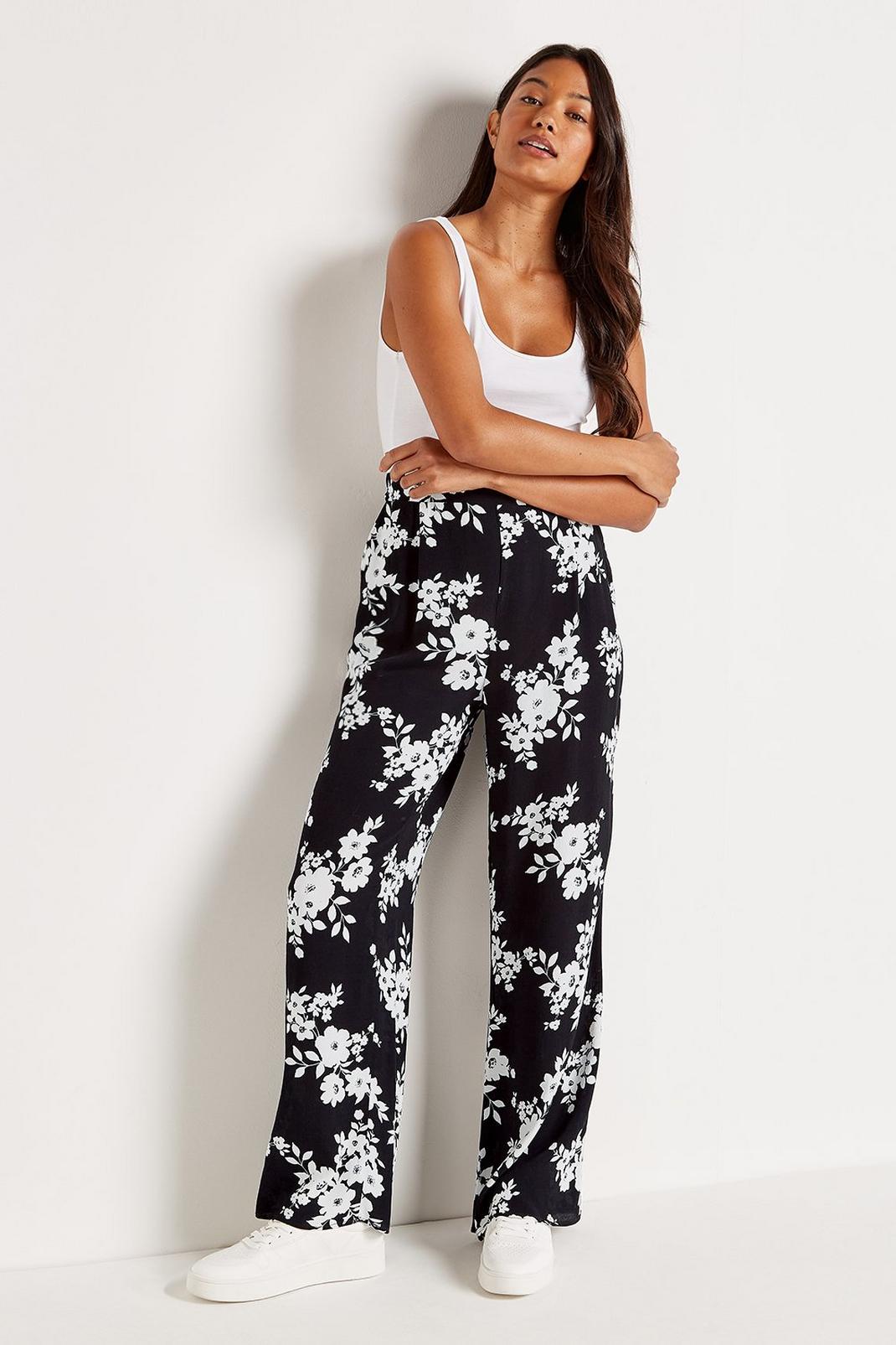105 Shadow Floral Wide Leg Trouser image number 2