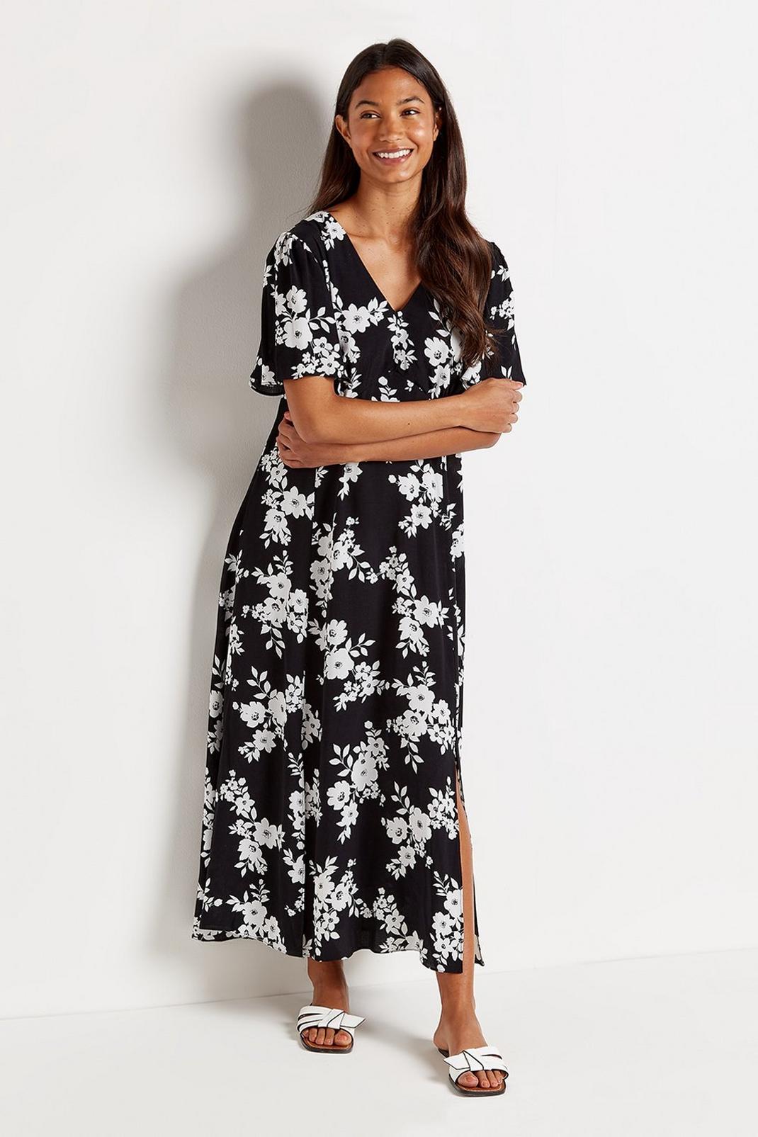 105 Shadow Floral Maxi Dress image number 1