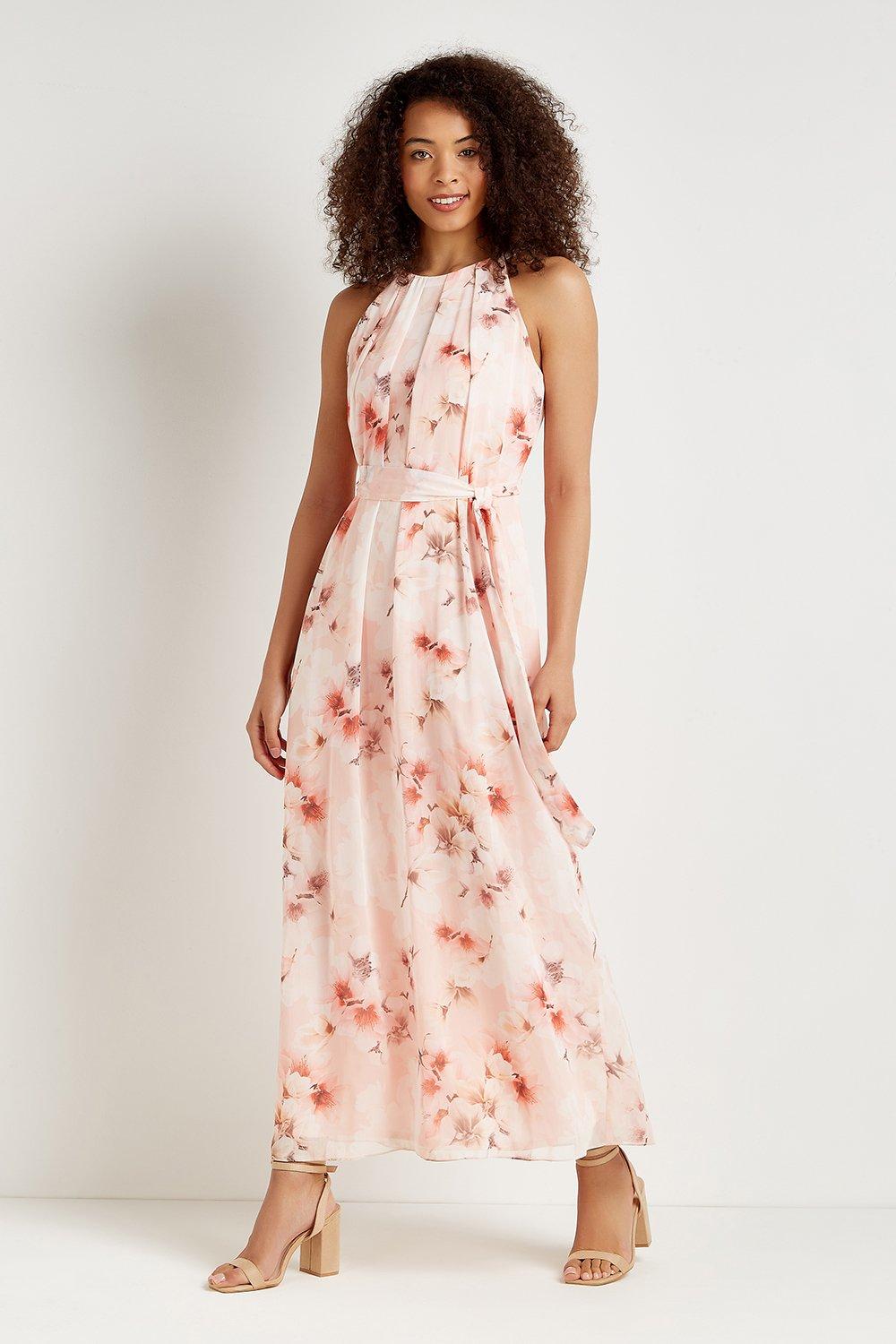 wallis floral maxi dress