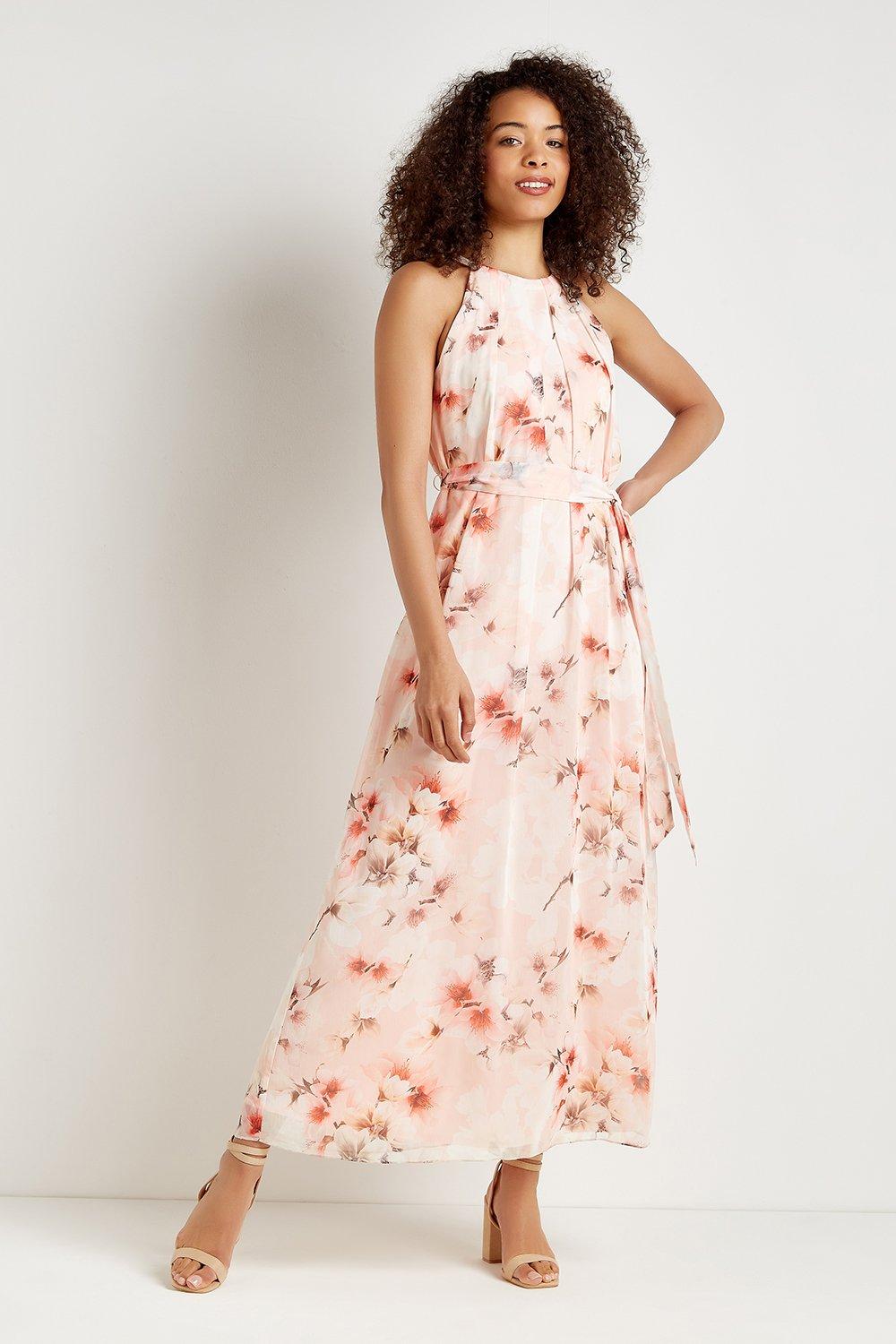 Magnolia Blossom Floral Maxi Dress | Wallis EU