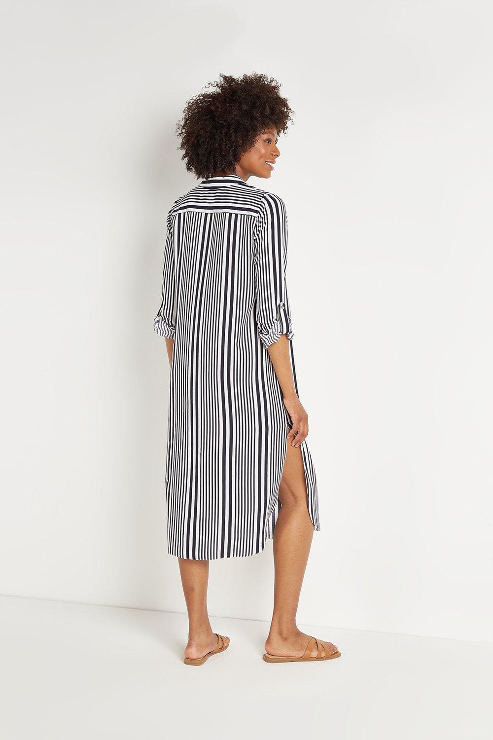 next stripe shirt dress