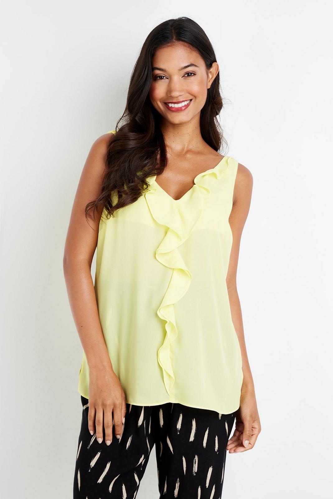 174 Ruffle Front Camisole image number 2