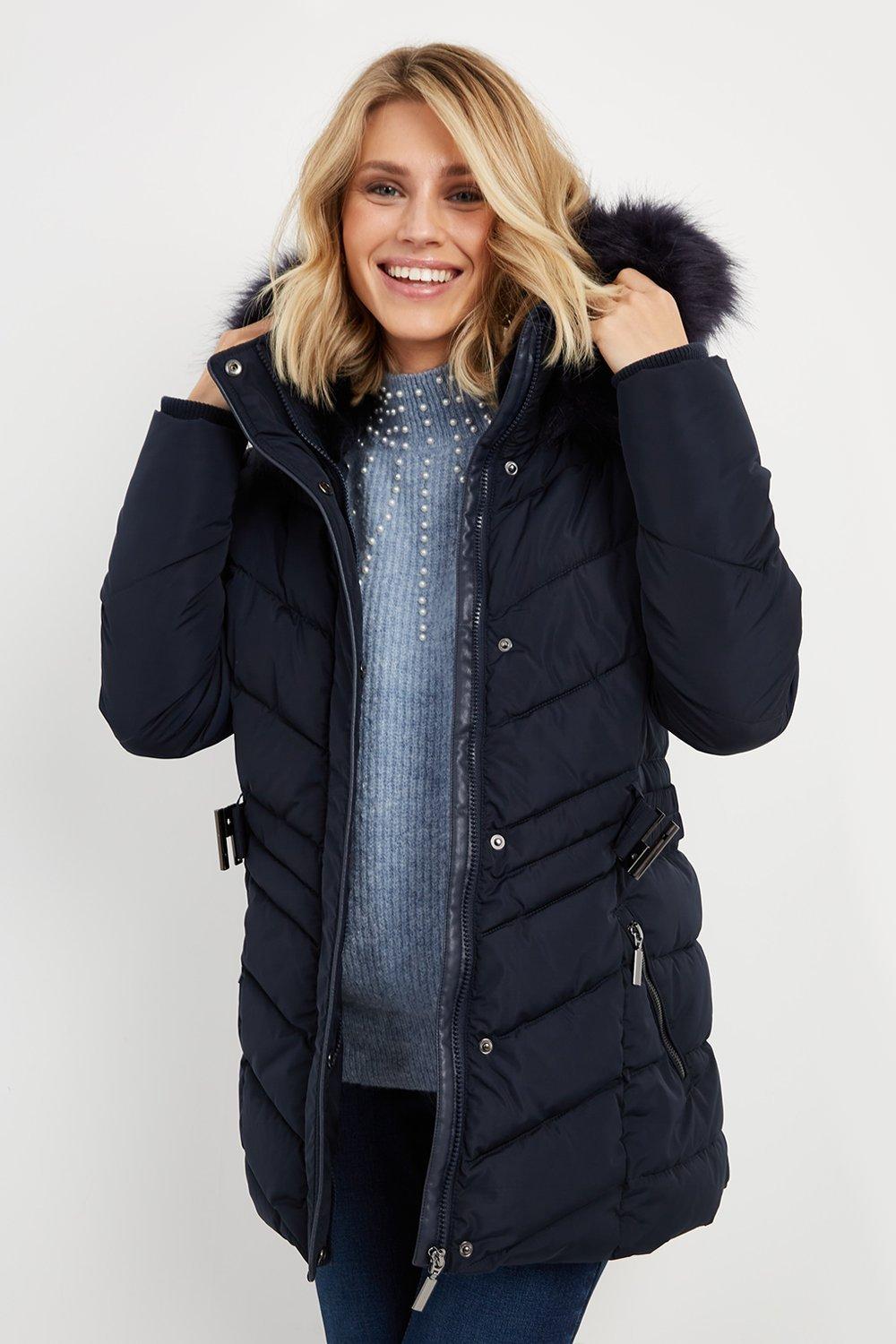 wallis short padded coat