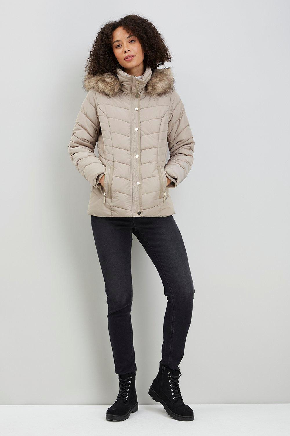 padded petite coat