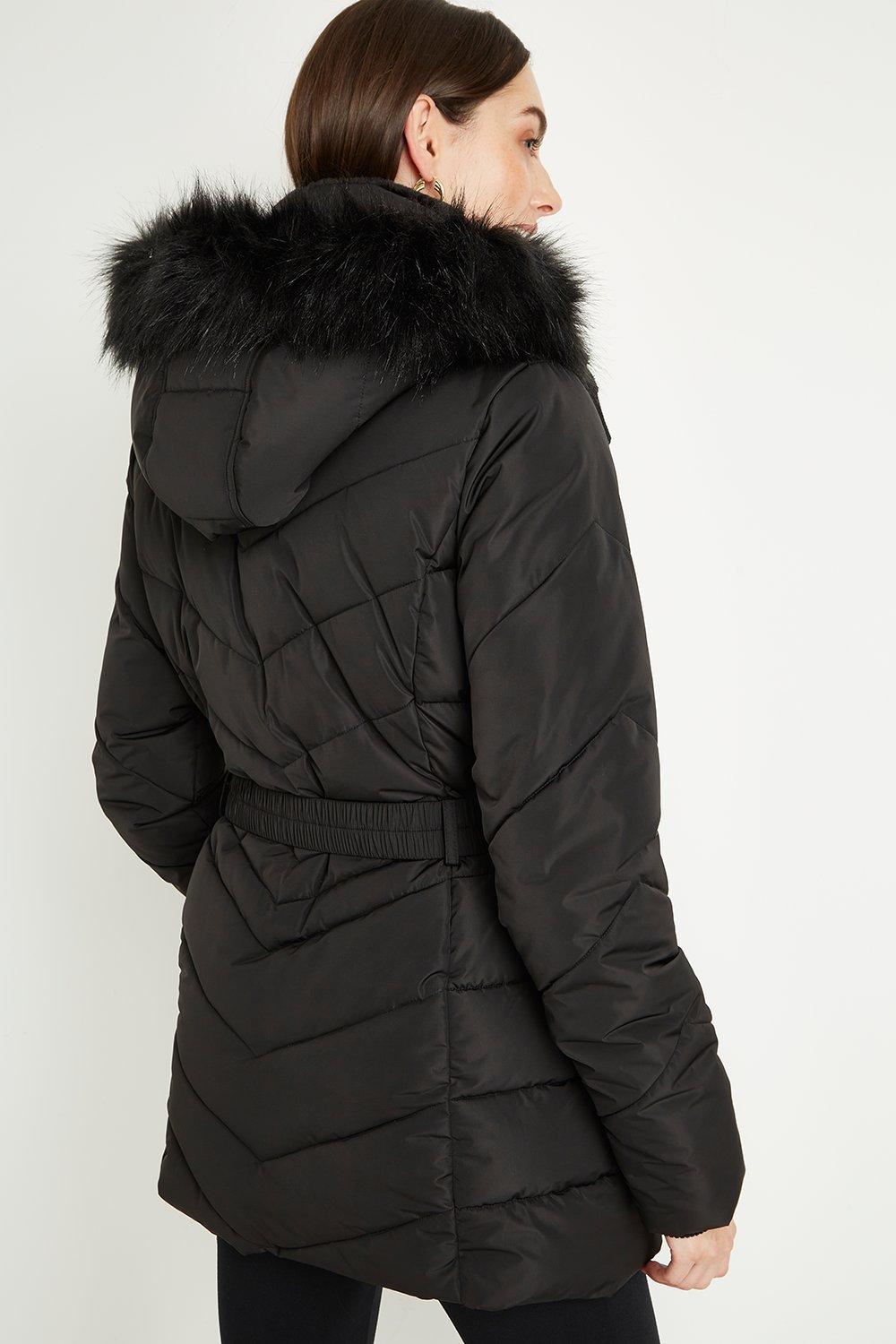 Wallis grey hotsell padded coat