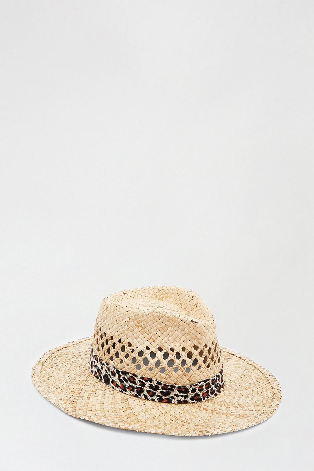 147 South Beach Natural Leopard Cowgirl Hat image number 2