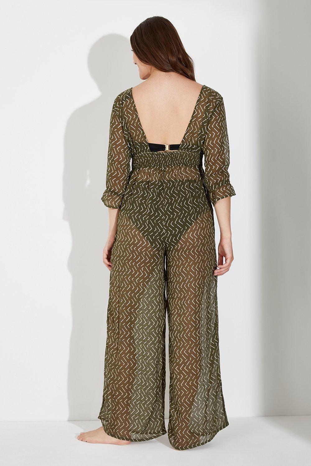 Next green sales geo jumpsuit