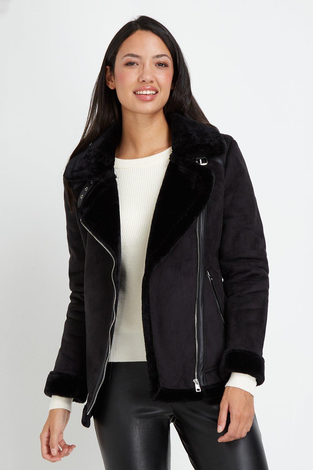 wallis grey biker jacket