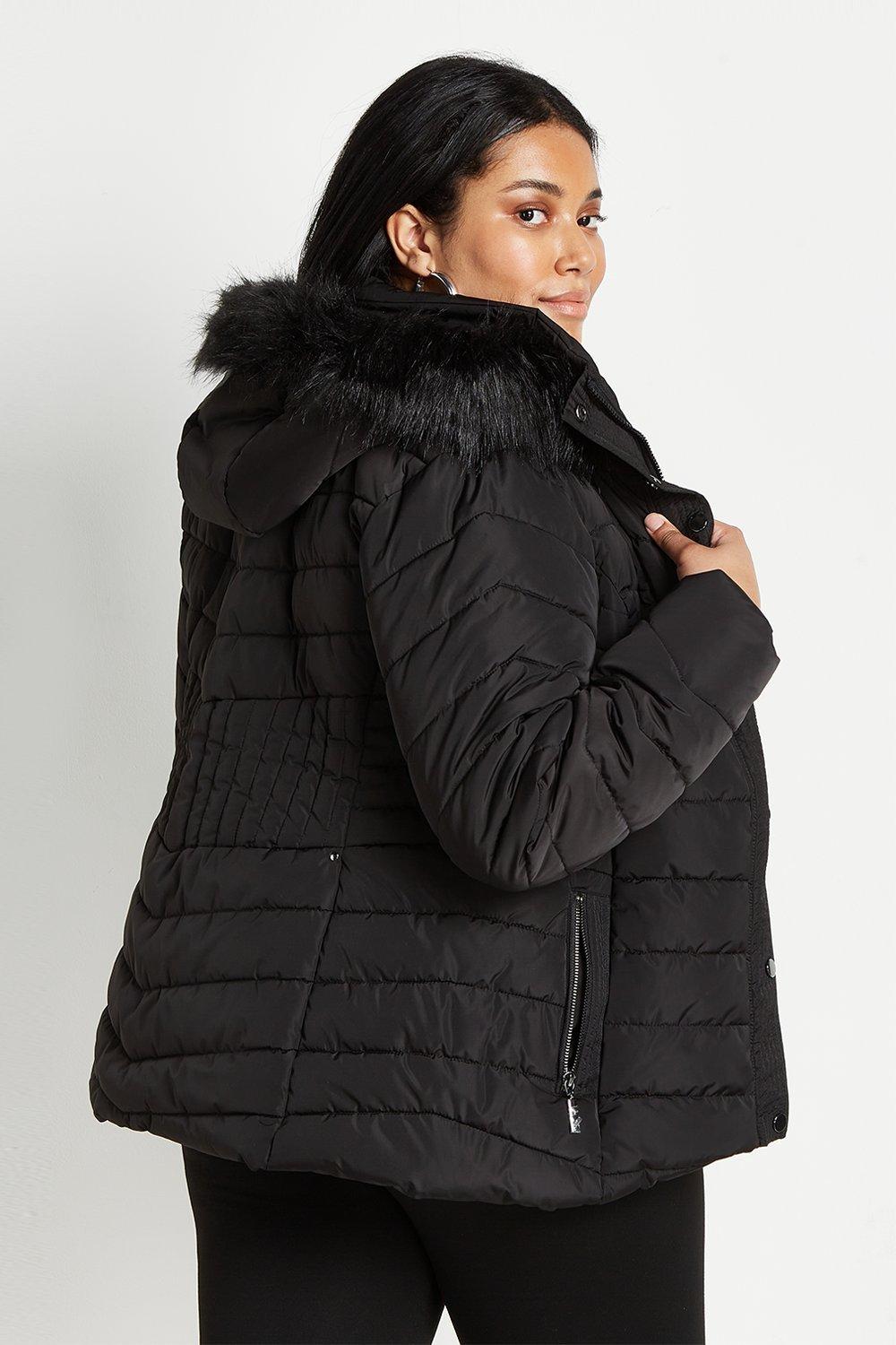 wallis long padded coat