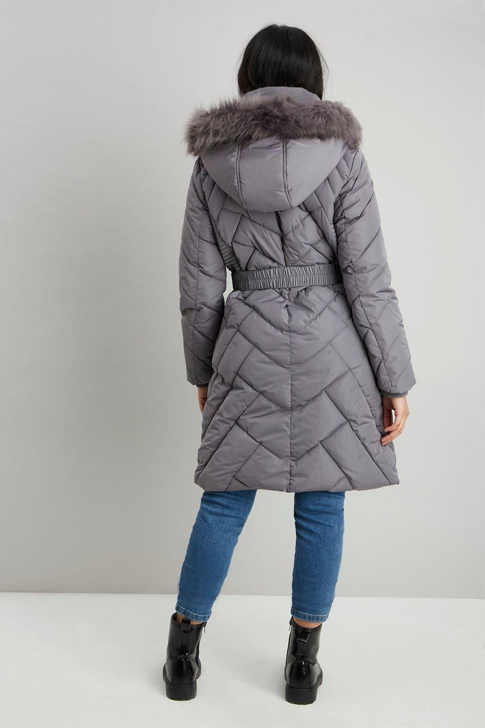 petite padded coat