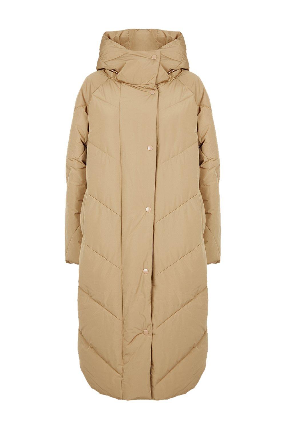 wallis long padded coat