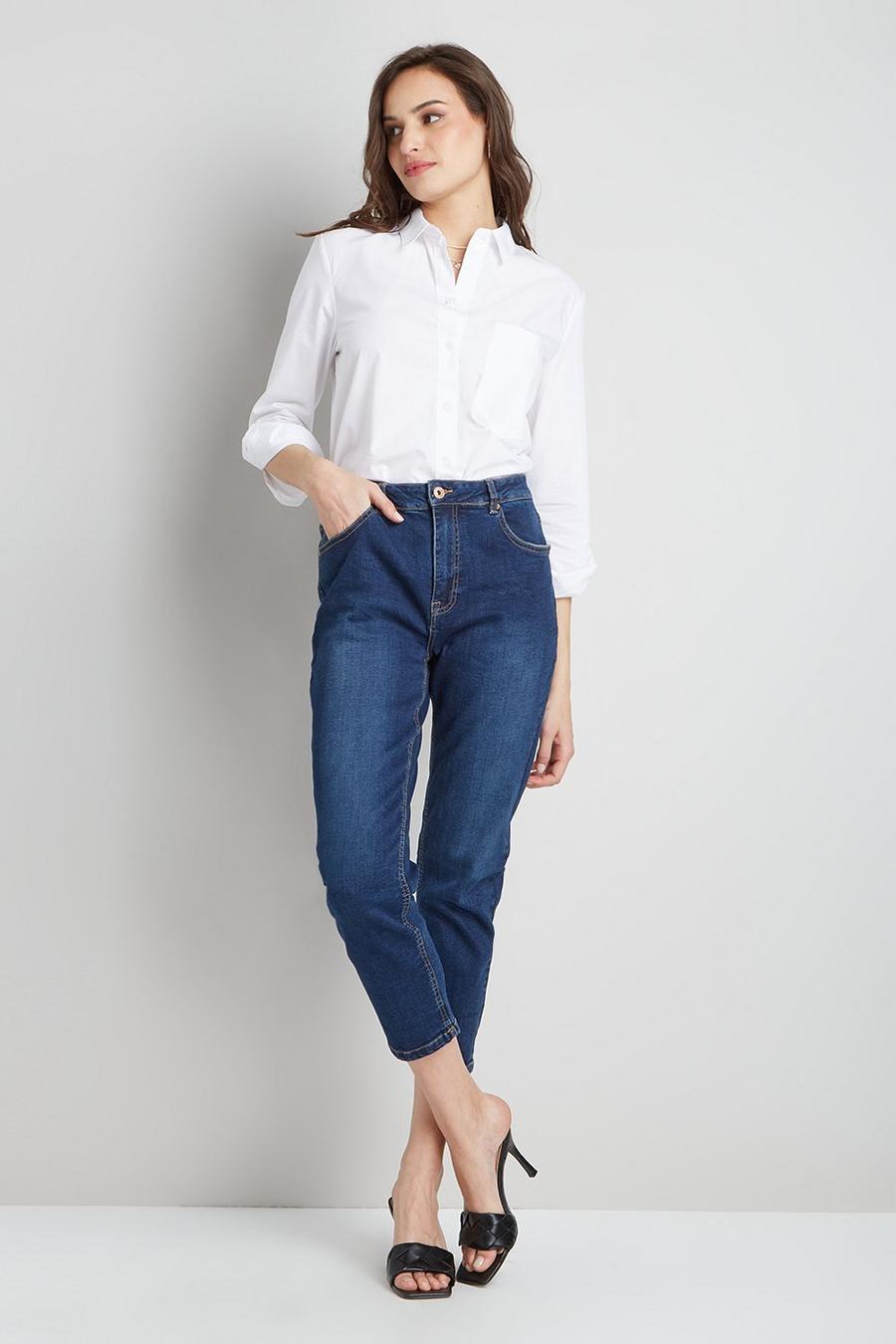 Demi Cropped Straight Jean