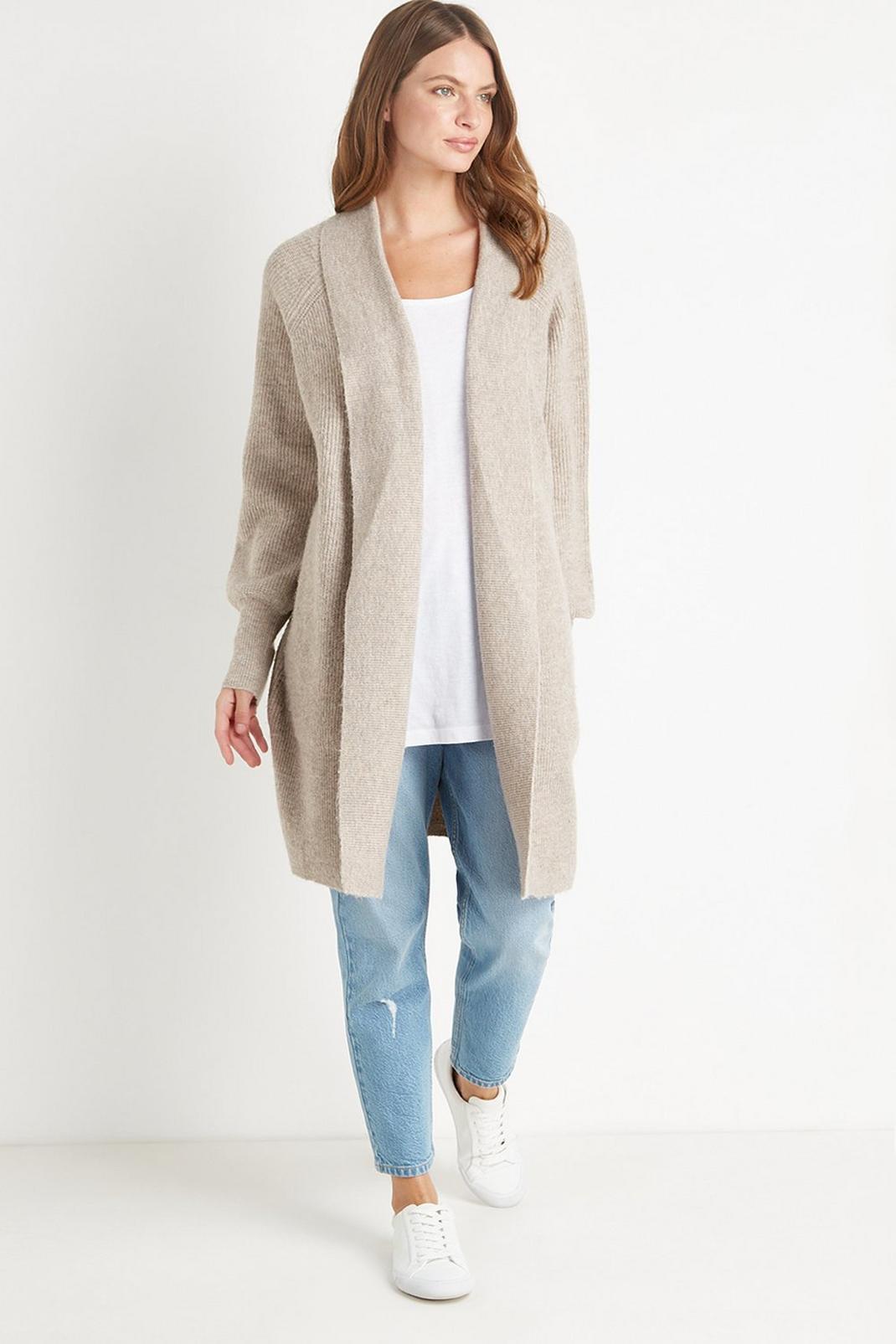 165 Cosy Longline Knitted Cardigan image number 1